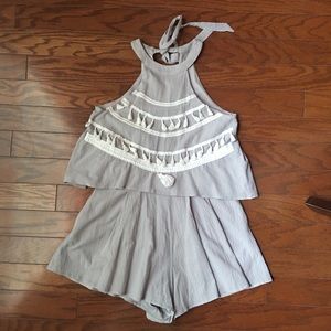 Grey romper